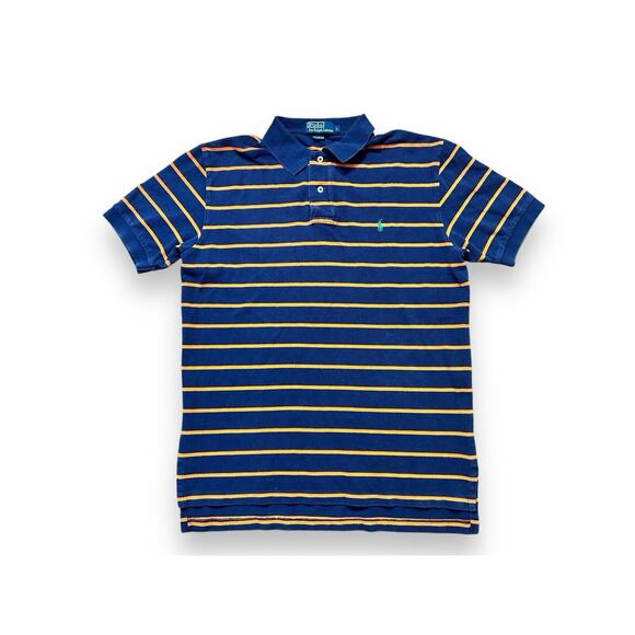 Polo Ralph Lauren Other - Vintage Ralph Lauren Polo Shirt‎ Large Blue Orange Green Pony Rainbow Rugby